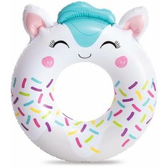 Круг надувной INTEX &quotСute Animals&quot белый, от 8 лет, 76 см int59266NP/белый