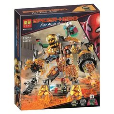 Конструктор Lari (Bela) Spider Hero 11313 Бой с Расплавленным Человеком, 312 дет.