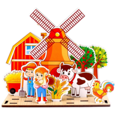 Настольная игра «Панорама. Ферма» Woodland