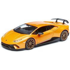 Легковой автомобиль Bburago Lamborghini Huracan Performmante 18-21092 1:24, 19 см, оранжевый