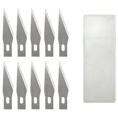 Jakemy Сменные лезвия для ножа-скальпеля JM-Z05 29399 (10 шт.) серебристый