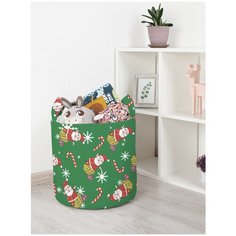 Корзина для игрушек JoyArty "Санта клаус во сне" 35x35 см