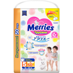 Merries Трусики-подгузники для детей Big (12-22 кг) 50 шт KAO (Taiwan) Corporation