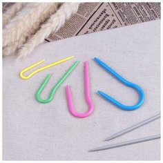 Набор вспомогательных спиц для вязания, d = 3/4/5/6 мм, 4 шт, цвет разноцветный Арт Узор