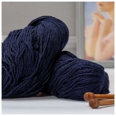 Пряжа "Карачаевская" 100% акрил 820-850м/250-280гр (50 Т. Синий) 5096553