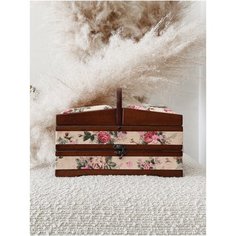 Шкатулка для рукоделия S-150BE бежевый Ismat Decor