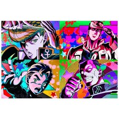 Картина по номерам на холсте Аниме JOJO 5454 60x40