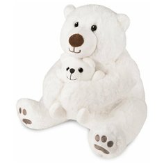 Мягкая игрушка «Медведь белый с медвежонком», 30 см Maxitoys