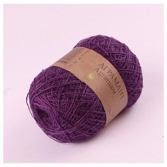 Пряжа для вязания ПЕХ "Аграмант" (100% джут) 5х100г/360м цв.078 (009) фиолетовый Пехорка