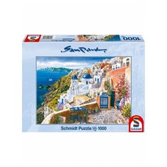 Пазл 1000 деталей Schmidt: Вид с Санторини. Сун Сэм Парк, Schmidt