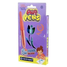 Фломастеры воздушные "Air pens pastel colours", 5 цветов Centropen