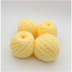 Пряжа в клубках, 100% акрил, Один моток 37 грамм, 108 метров. 4шт Нет бренда