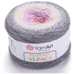 Пряжа для вязания YarnArt Flowers Alpaca 250гр 940м (20% альпака, 80% акрил) (413), 2 мотка