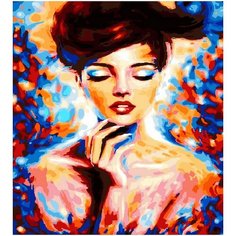 Картина по номерам Яркая девушка 40х50 см Hobby Home