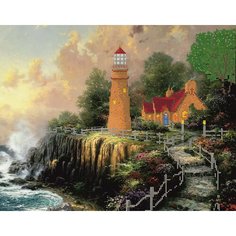 Вышивка бисером картины Маяк 45*36см Светлица
