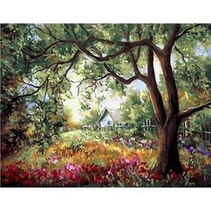 Картина по номерам Тенистая лужайка 40х50 см Hobby Home