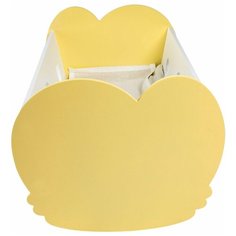 Кроватка-люлька для кукол Мини, цвет: нежно-желтый Paremo