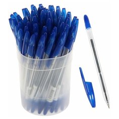 Ручка шариковая «Стамм» 555, узел 0.7 мм, чернила синие на масляной основе, стержень 140 мм