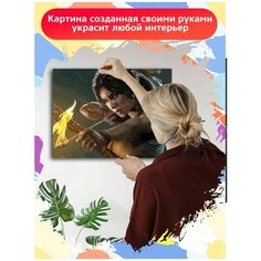 Картина по номерам игра Tomb Raider Lara Croft Лара Крофт Расхетительница гробниц - 6582 Г 30x40