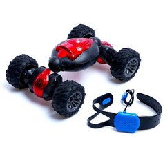 Машинка-перевёртыш HYPER SKIDDING с управлением жестами, цвет красный ЛАС ИГРАС