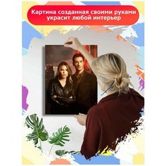 Картина по номерам Сериал Люцифер Морнингстар - 7200 В 30x40