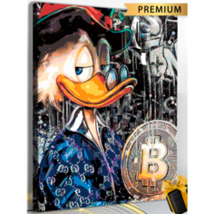 Картина по номерам Скрудж Биткоин
