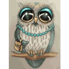 Картина по номерам Совушка 40х50 см Hobby Home