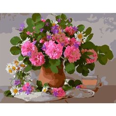 Картина по номерам Букет из своего сада 40х50 см Hobby Home