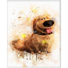 Картина по номерам Собака. Пес. Щенок. Животные 40х50 см Hobby Home