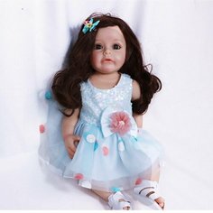 Кукла Реборн виниловая 55см в пакете (FA-015A) NPK Doll