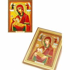 Svyatoemesto Алмазная мозаика на подрамнике «Божией Матери Млекопитательница» икона