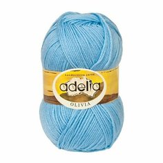 Пряжа ADELIA OLIVIA 5 шт. в упак. цвет №14 голубой (OLIVIA-№14 голубой)
