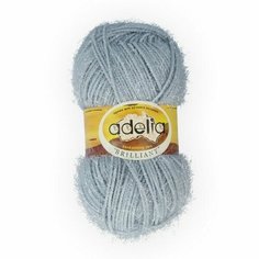 Пряжа ADELIA "BRILLIANT" 10 шт. в упак. цвет №11 серый (BRILLIANT-№11 серый)