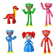 Набор из 6 фигурок Huggy Wuggy (Хагги Вагги) Noname