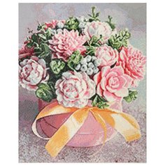 Алмазная мозаика Букет цветов, 40*50см, Cristyle