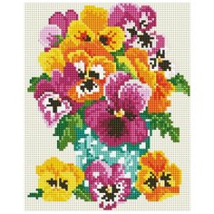 Алмазная мозаика "Букетик из сада", 20x25, Белоснежка