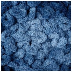 Пряжа "Puffy fine ombre batik" 100% микрополиэстер 73м/500г (7266 джинс)./В упаковке шт: 1 Alize