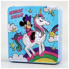 Алмазная мозаика на шкатулке "Минни Маус", 14 x 13,6 см./В упаковке шт: 1 Disney