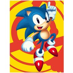 Картина по номерам на холсте Sonic - 8 30 х 40