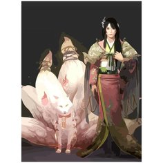 Картина по номерам на холсте Nioh 2 - 2 30X40