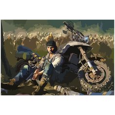 Картина по номерам на холсте days gone - 4