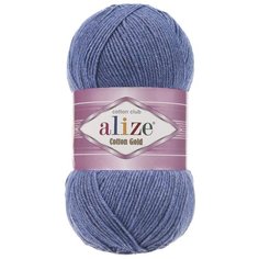 Пряжа Alize Cotton Gold (Ализе Коттон Голд) - 1 моток 374 Джинс 55% хлопок, 45% акрил 330м/100г