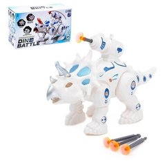 Робот «Трицератопс», световые и звуковые эффекты, работает от батареек IQ BOT