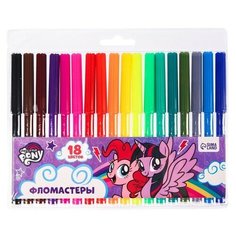 Hasbro Фломастеры, 18 цветов, My little pony