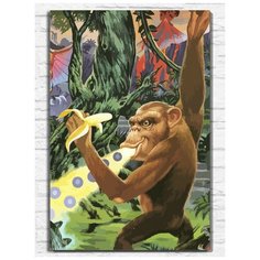 Картина по номерам на холсте игра Toki (Sega, Сега, 16 bit, 16 бит, ретро приставка) - 9952 В 60x40