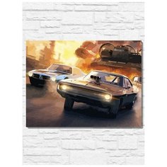 Картина по номерам на холсте игра Форсаж Перекрестки (PS, Xbox, PC, Switch) - 11016 Г 30x40