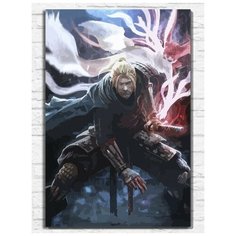 Картина по номерам на холсте игра Nioh (PS, Xbox, PC, Switch) - 11005 В 60x40
