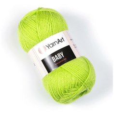 Пряжа для вязания YarnArt Baby (ЯрнАрт Беби) - 5 мотков 13854, гипоаллергенная для детских изделий, 100% акрил, 150м/50г