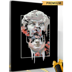 Картина по номерам "Давид и цветы Арт " холст на подрамнике