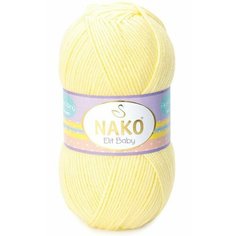 Пряжа NAKO Elit Baby (NAKO), бл. желтый - 3664, 100% акрил антипиллинг, 5 мотков, 100 г, 250 м.